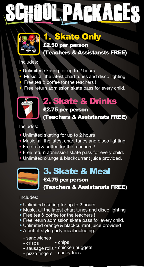 School Skating Packages at Simply Skate