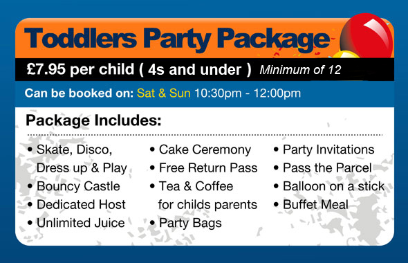 Toddler Party Packages